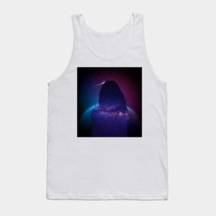 silhouette portrait of people Tank Top